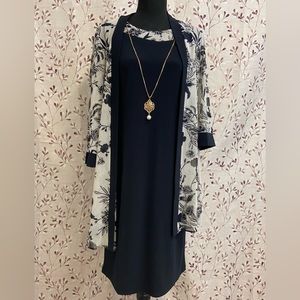R&M Richards - Jacket Dress With Removable Necklace (NWT)